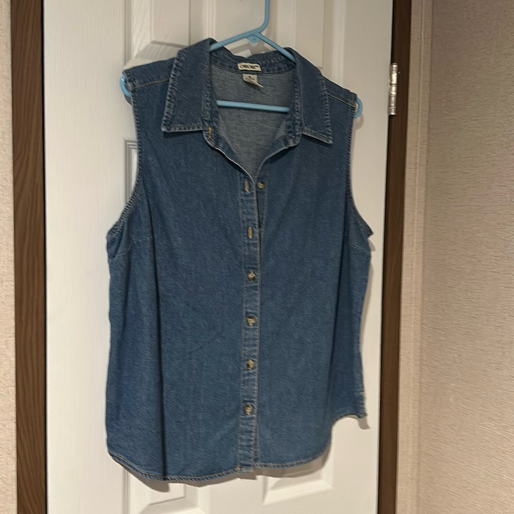 Denim shirt xl Cherokee blue
